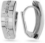 Heratis Forever Gravírozással díszített fülbevaló Lucid, fehérarany IZ26020AHR