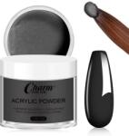 SELA Pudră acrilică color 30g, autonivelantă, 13 Black, Sela
