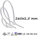 Kábel-Trend Gyorskötöző, Kábelkötegelő (260x2.5 mm , Natúr )