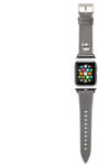 Karl Lagerfeld Apple iWatch Karl Lagerfeld KLAWMOKHG 38/40mm óraszíj - Ezüst