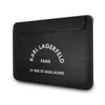 KARL LAGERFELD KLCS133RSGSFBK 13'' Notebook/Tablet Táska - Fekete