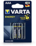 VARTA Energy Alkaline AAA ceruza elem - 2 db/csomag