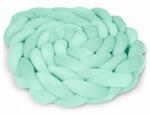 Ricokids Protectie laterala pentru patut, impletita, 3 m, Mint, Ricokids