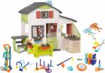 Smoby Set casă Friends cu grădină în față și set sportiv Friends House Life Smoby un set extensibilă cu 6 tipuri de jocuri cu tenis și crochet și bucătărie de jucărie (SM810250-A26) Casuta pentru copii