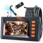  Mobilly инспекционна камера P210D с дисплей 4, 3" IPS LCD, сонда 8mm, двойна камера, твърд кабел 10m (HD-P210D-10M)
