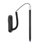  Mobilly stylus / creion tactil pentru tabletă și telefon cu suport autoadeziv, negru