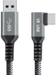  Cablu Mobilly pentru Meta Quest 3, Quest 2, Oculus Link, USB-C 3.2 Gen 1/USB-A, lungime 7m, împletit (USB3,2GEN1 to Type-C VR link)