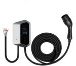 AUXUS Wallbox 22kW Stație de încărcare de tip 2 pentru vehicule electrice, cablu de 5 m (VCS-Z21-22S-5m silver)