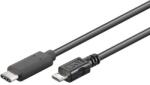 SPB Software PremiumCord USB-C/MicroUSB kábel, 1m (ku31cb1bk)