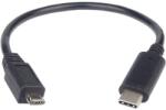 SPB Software PremiumCord Adapter USB 3.1 csatlakozó C/male - USB 2.0 csatlakozó Micro-B/male, 0, 2m (kur31-02)
