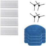  Mobilly csere szűrők, mopok és oldalsó kefék készlet Tesla IQ100, Cecotec Conga 999, 12 db (set conga 999, 12 pcs)
