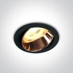 ONE Light Vitali beépített lámpa 1x10 W fekete-réz 11105M/B/CU (11105MBCU)