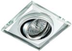 EMITHOR Elegant króm-átlátszó beépíthető lámpa (EMI-71052) GU10 1 izzós IP20 (71052)