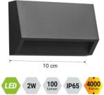 EMITHOR Radix szürke kültéri LED lépcsővilágító lámpa (EMI-48329) LED 1 izzós IP65 (48329)