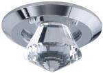 EMITHOR Elegant króm-átlátszó LED beépíthető lámpa (EMI-71017) LED 1 izzós IP20 (71017)