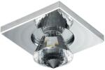 EMITHOR Elegant króm-átlátszó LED beépíthető lámpa (EMI-71016) LED 1 izzós IP20 (71016)