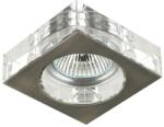 EMITHOR Elegant króm-átlátszó beépíthető lámpa (EMI-71009) GU10 1 izzós IP20 (71009)