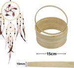  Fa karika álomfogóhoz, makraméhoz 15cm*1cm 10db/csomag