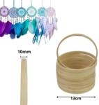  Fa karika álomfogóhoz, makraméhoz 13cm*1cm 10db/csomag