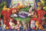 Trefl - Puzzle Cats on Sofa 1500 - 1 500 piese