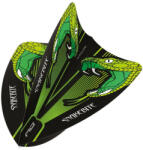 Red Dragon Fluturas Darts Red Dragon Freestyle Peter Wright Snakebite verde, 100 microni (F6798)