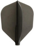 Cosmo Fluturas darts Cosmo Fit Flight Shape transparent - negru, 6 buc (FL215)
