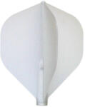 Cosmo Fluturas darts Cosmo Fit Flight Standard, transparent alb, 6 buc (FL212)