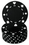  Jeton poker cu Simboluri Carti de Poker , negru 11, 5g (MAN-061BLK)