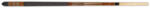  Tac biliard din doua bucati, lemn de esenta tare, Tycoon maro 145cm varf de 12mm filet plastic (JB5542012)