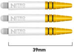 Red Dragon Tija Red Dragon Nitro Ionic plastic cu top de metal, alb, intermediate, 39mm (C800)