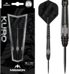 Mission Darts Set sageti darts Mission steel Kuro 21g, black, M4, rear taper, 95% wolfram (M000273)
