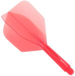 Condor Fluturasi si tije intr-o bucata Condor Zero Stress transparent rosu, fluturas mic si tija scurta (CN363722)