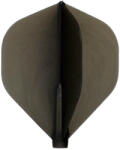 Cosmo Fluturas darts Cosmo Fit Flight Standard transparent - negru, 6 buc (FL203)