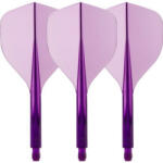 Condor Fluturas si tija darts Condor AXE 120 transparent mov, fluturas Small si tija medie (CN383812)