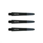 Winmau Tije darts Winmau Vecta plastic, cu varf metalic, negru intermediate (7025201)