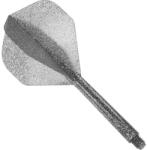 Condor Fluture si tija darts Condor Glitter argint fumuriu, fluture standard si tija lunga (CN366020)