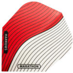 Harrows Fluturas darts Harrows Marathon rosu, alb ondulat (HTM1504)