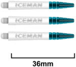 Red Dragon Tije Darts Reddragon Gerwyn Price Nitro Ionic plastic alb , scurte, 36mm (C6341CS)