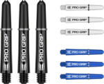 Target Tija darts scurt Target Pro Grip 38mm, negru-alb-albastru multi-pack (TRG380381)
