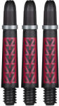 Shot Tija Darts Shot Koi Carbon Pakati, rosu, scurt, 35mm (SH3708S)