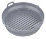 Klausberg Комплект 2 бр. кръгли силиконови форми за Airfryer Klausberg KB 7789, 20х21.3 см, До 230C, Без BPA, Сив (9999KB7789) - potrebno
