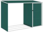 HABA Градински навес зелен 245x98x159 см поцинкована стомана (V46293)
