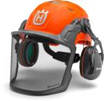 HUSQVARNA Защитна каска за работа в гората с атифони и предпазен визьор HUSQVARNA Technical (585058401)
