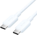 Vention Szövet USB-C -> USB-C, (3A, fehér), 1m, kábel (TRCWF)