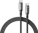 Vention USB-C/M -> USB-C/M, 2m, (5A, fekete), kábel (CTKBH)