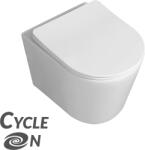 Laveo Jari Cycleon, falra szerelhető WC CycleOn pezsgőfürdő rendszerrel 485x370x325 mm + wc ülőke, fehér, LAV-VMJ_609S (LAV-VMJ_609S)