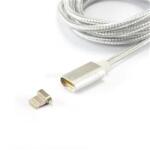 SBOX MAGNETIC-IPH 1m Lightning > USB-A ezüst kábel (SBOX_MAGNETIC-IPH) (SBOX_MAGNETIC-IPH)