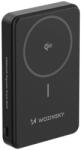 Wozinsky WLWP-10KA0Y3S 22.5W PD Qi2 10000 mAh powerbank támasztékkal, 1x USB-A, 1x USB-C - fekete