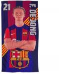 PHI FC Barcelona: Strandtörülköző De Jong, mikroszálas - 100 x 180 cm (120009) - jatekbolt