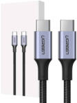 UGREEN US316 USB-C - USB-C kábel, 100W, 1m (fekete)